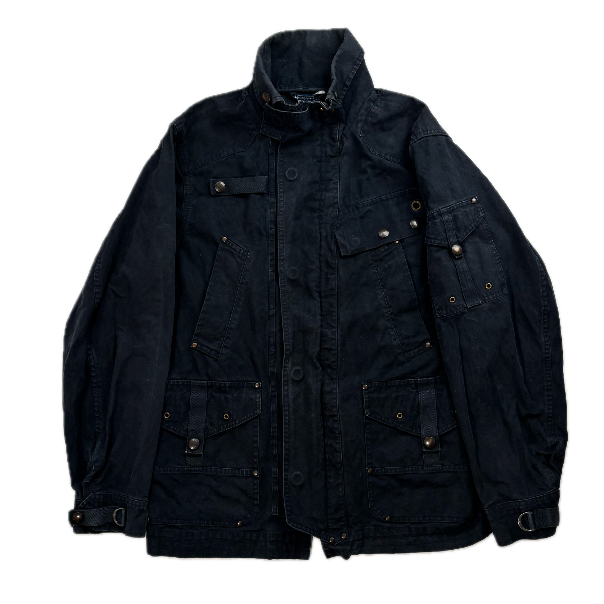 Polo Ralph Lauren Navy Blue Utility Jacket Military - M