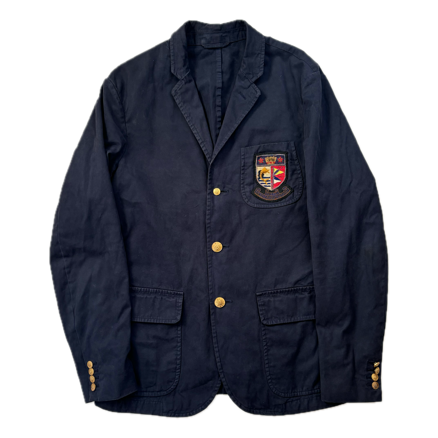 Polo Ralph Lauren Navy Crest Blazer Sports Jacket 