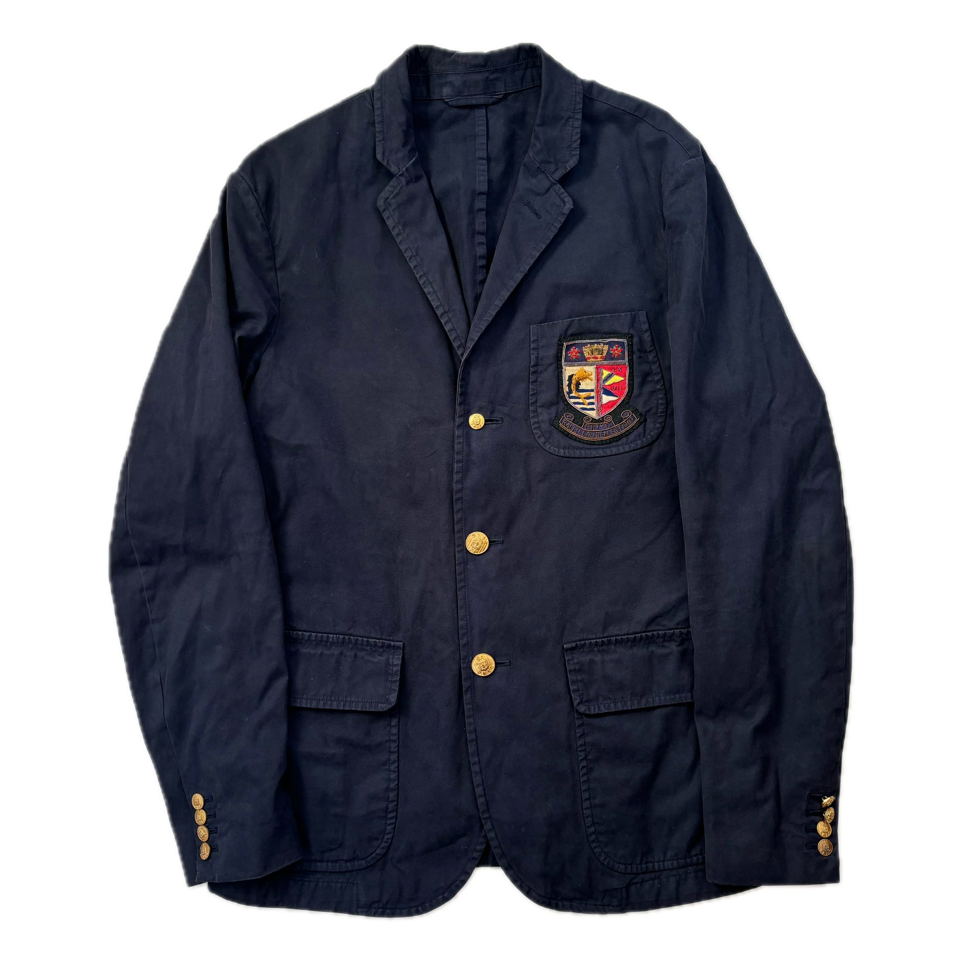 Polo Ralph Lauren Navy Crest Blazer Sports Jacket 