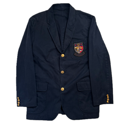 Polo Ralph Lauren Navy Crest Blazer Sports Jacket - 46R