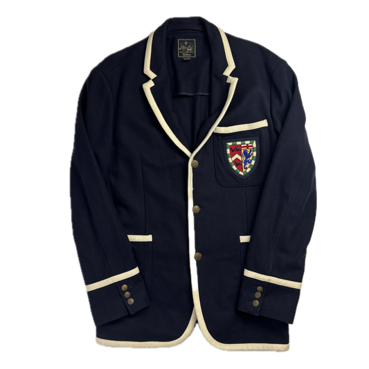 Polo Ralph Lauren Navy Crest Sports Jacket Blazer - 44R