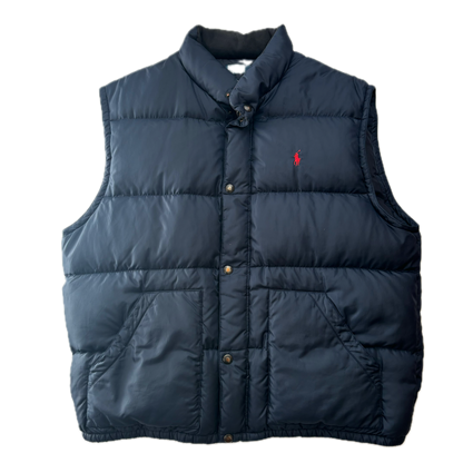 Polo Ralph Lauren Navy Down Vest Gilet - XXL