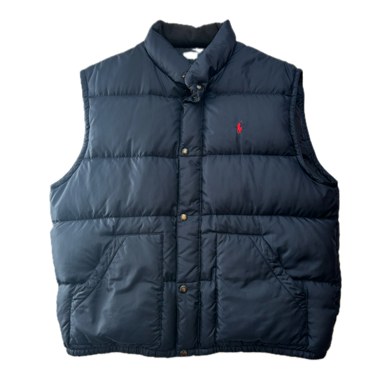 Polo Ralph Lauren Navy Down Vest Gilet - XXL