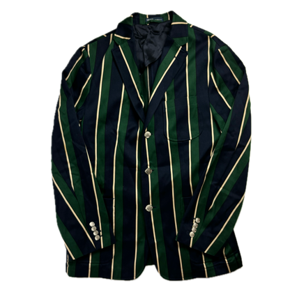Polo Ralph Lauren Navy Green Rowing Club Blazer Sports Jacket - 46