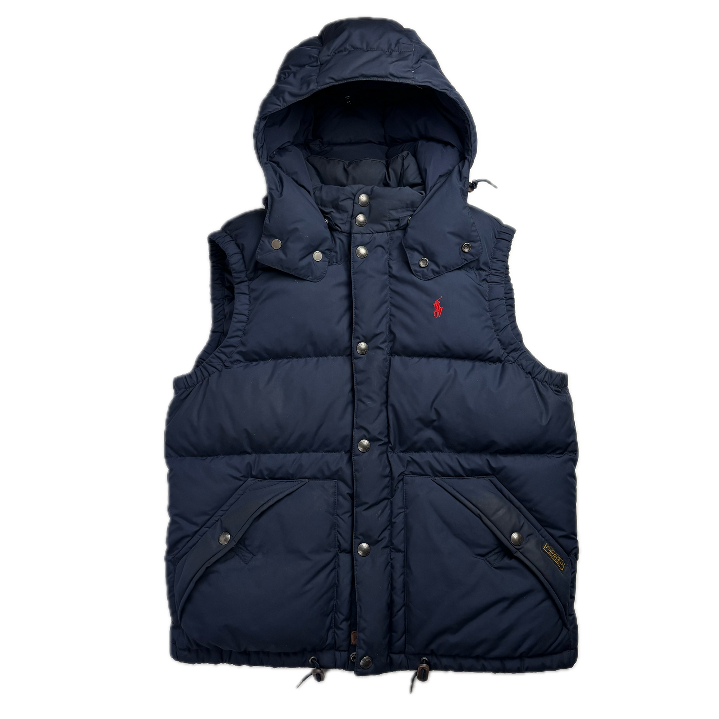 Polo Ralph Lauren Navy Hooded Body Warmer Gilet Down Vest - M
