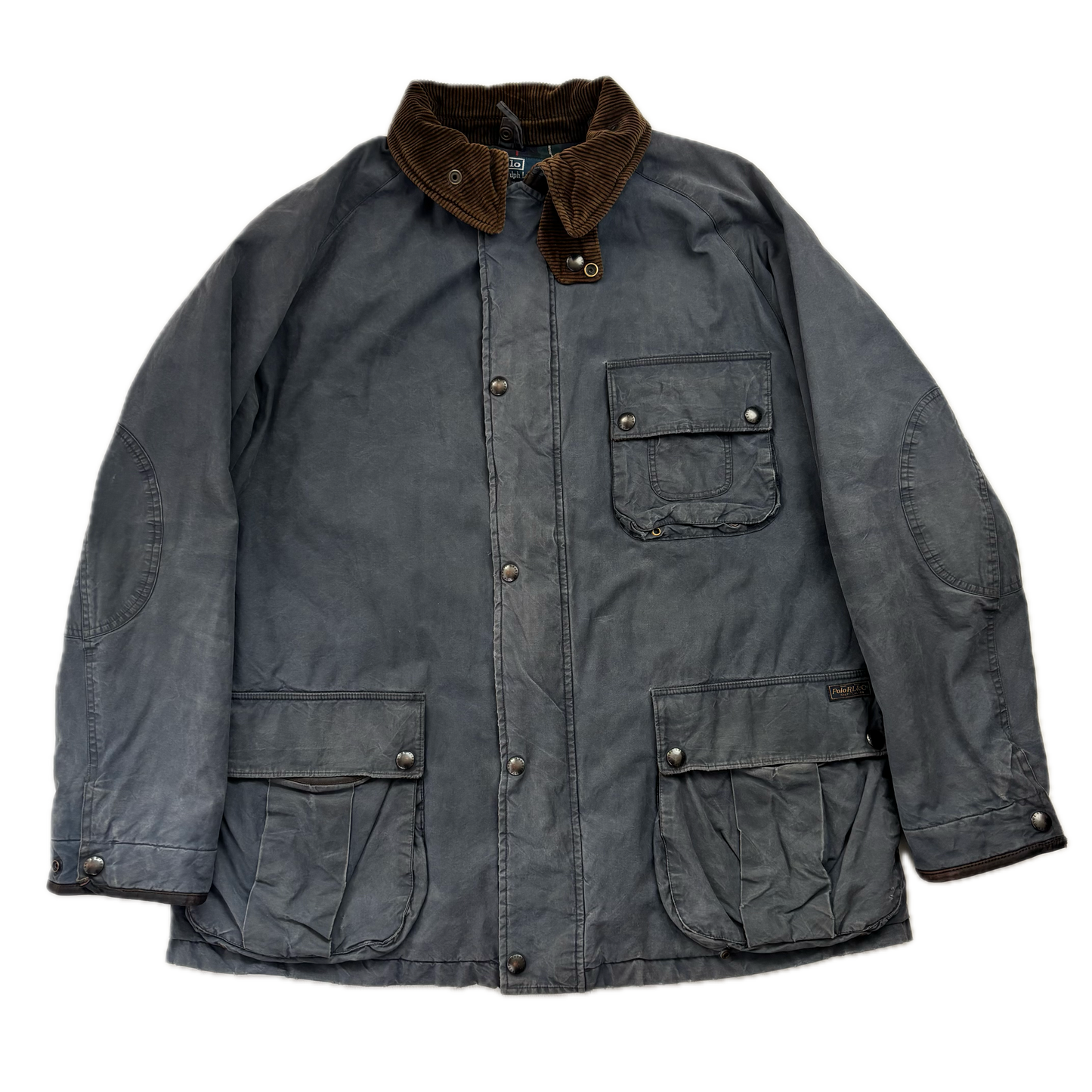 Polo Ralph Lauren Navy Jacket Waxed Coat Utility - XL