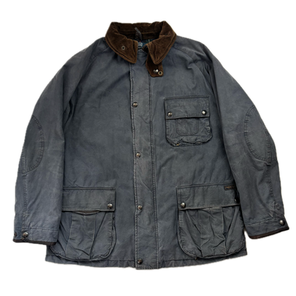 Polo Ralph Lauren Navy Jacket Waxed Coat Utility - XL