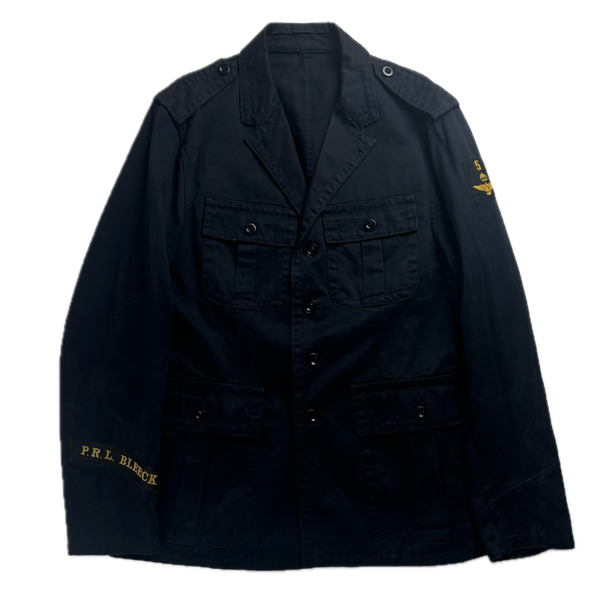 Polo Ralph Lauren Navy Military Blazer Sports Jacket 