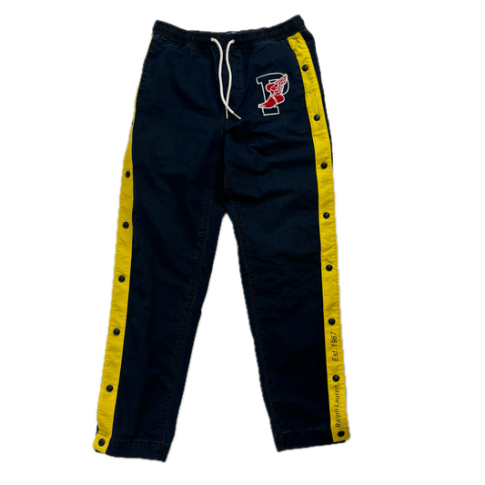 Polo Ralph Lauren Navy P Wing 1992 Stadium Tear Away Track Pants Retro - S