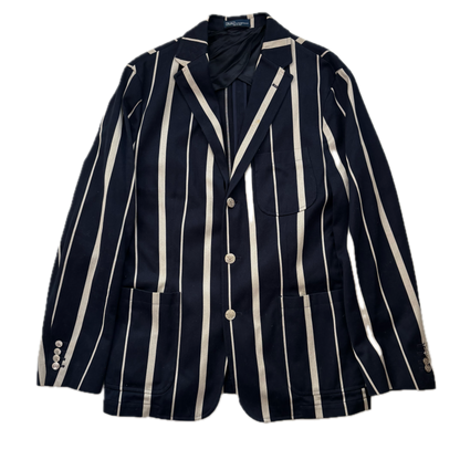 Polo Ralph Lauren Navy Striped Rowing Sports Jacket Blazer - 46 (42)