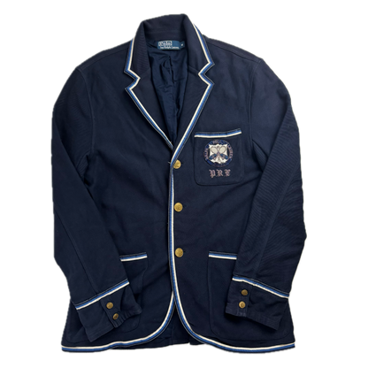 Polo Ralph Lauren Navy Tennis Blazer Sports Jacket Rowing - M