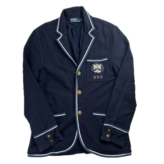 Polo Ralph Lauren Navy Tennis Blazer Sports Jacket Rowing - M