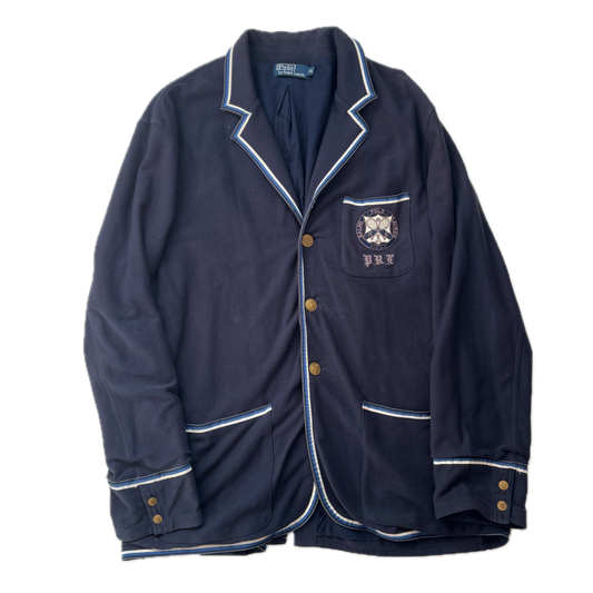 Polo Ralph Lauren Navy Tennis Blazer Sports Jacket Rowing - XXL