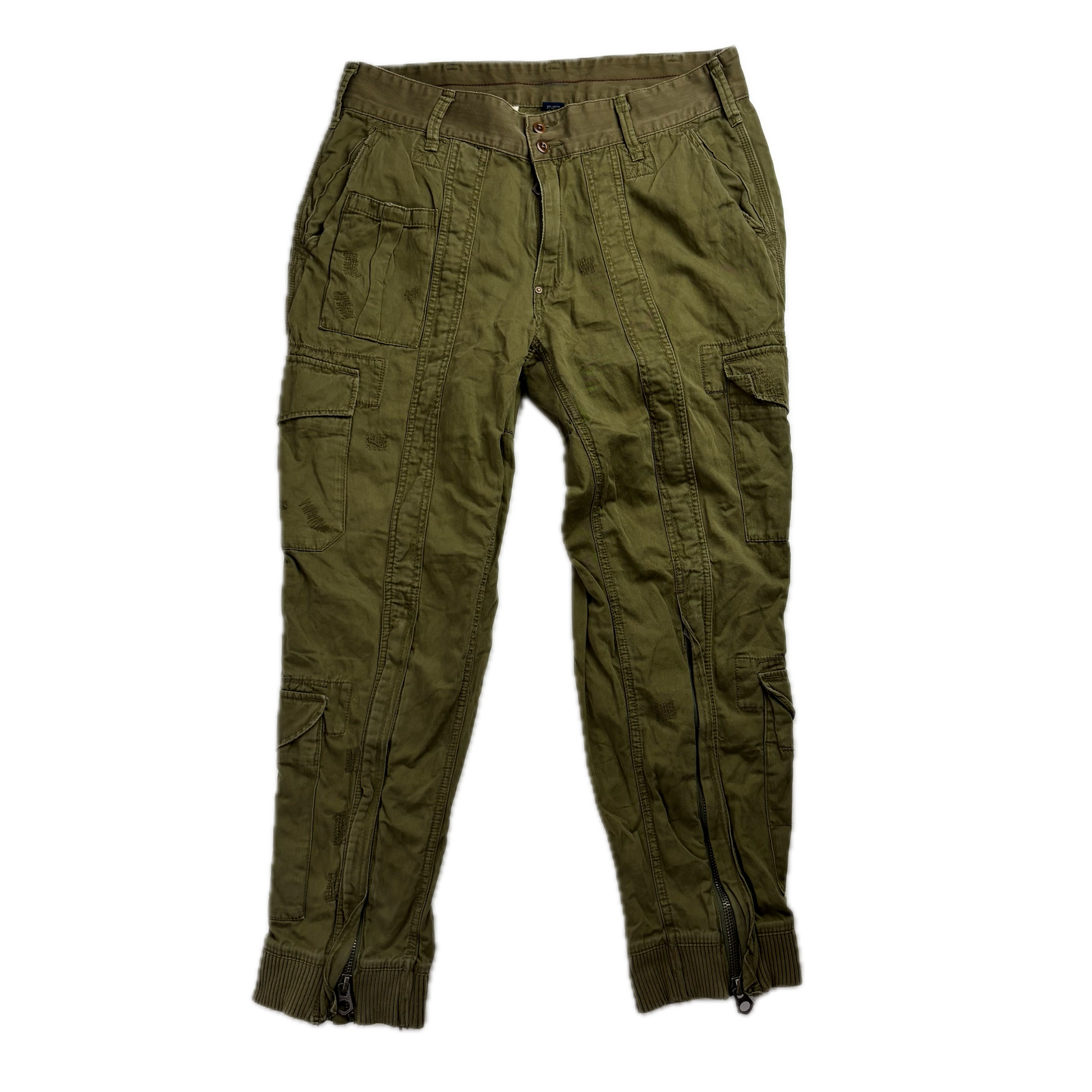Polo Ralph Lauren Olive Green Cargo Trouser Utility Pants - 36x30