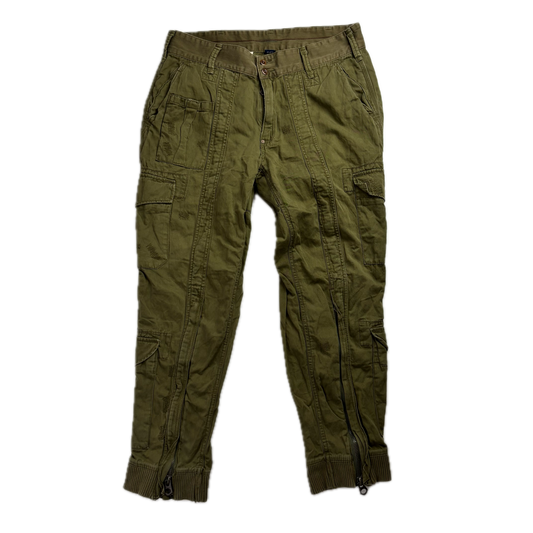 Polo Ralph Lauren Olive Green Cargo Trouser Utility Pants - 36x30