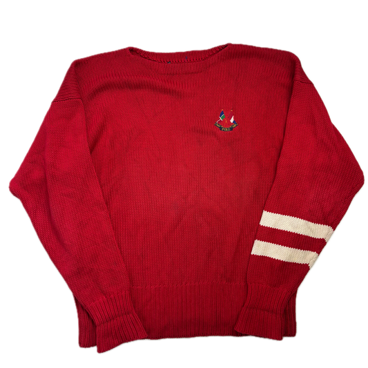 Polo Ralph Lauren Red Cross Flags Jumper - L/XL