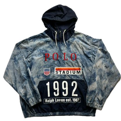 Polo Ralph Lauren Retro Stadium 1992 Indigo Pullover Jacket - XXL