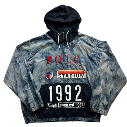 Polo Ralph Lauren Retro Stadium 1992 Indigo Pullover Jacket - XXL