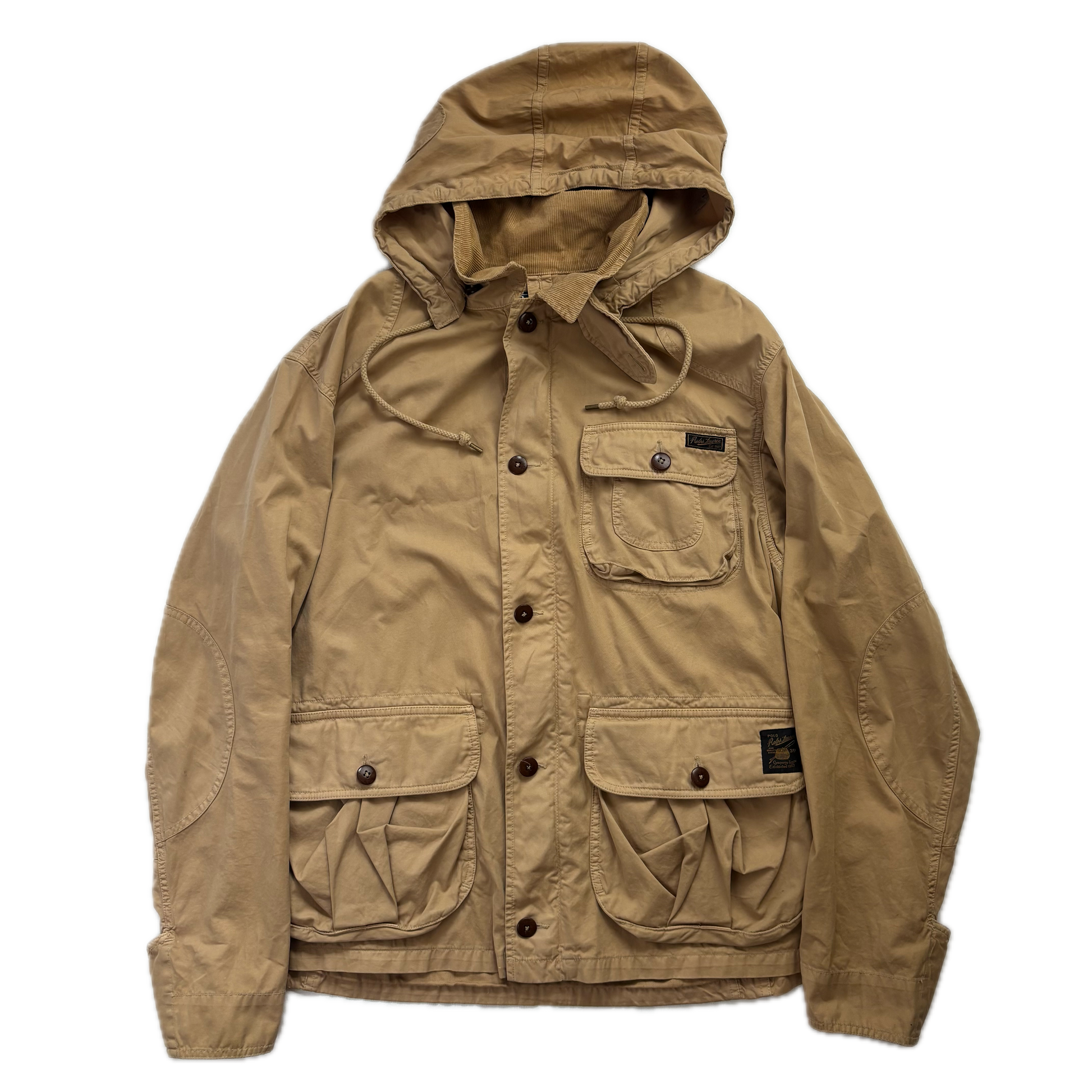 Polo Ralph Lauren Tan Barn Chore Jacket Hooded - XL