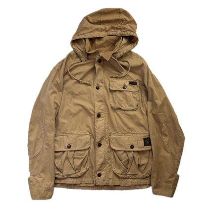 Polo Ralph Lauren Tan Barn Chore Jacket Hooded - XL