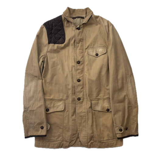 Polo Ralph Lauren Tan Hunting Jacket Shooting Chore Coat - M
