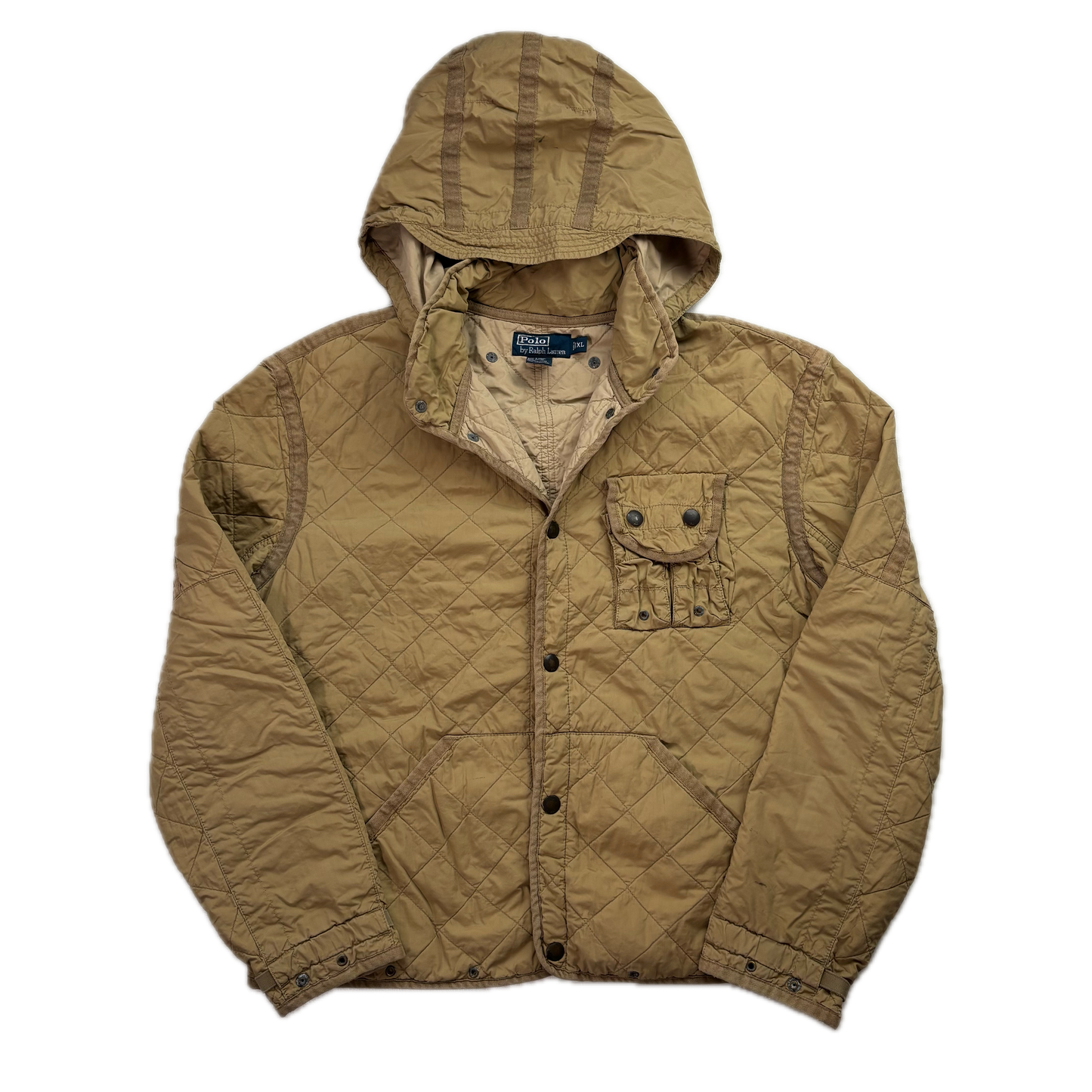 Polo Ralph Lauren Tan Quilted Liner Jacket  - XL