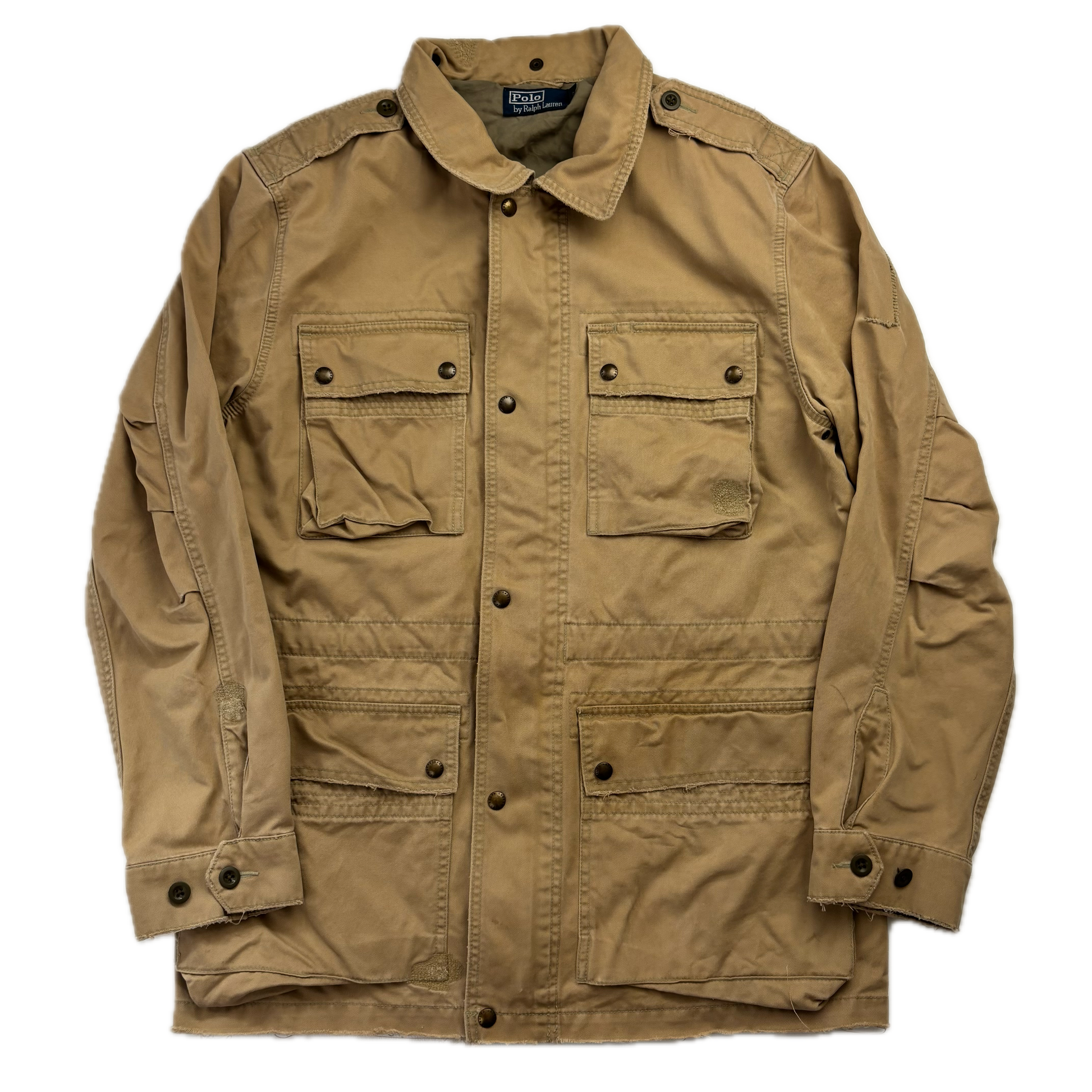 Polo Ralph Lauren Tan Utility Jacket Military - L