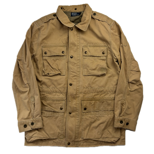 Polo Ralph Lauren Tan Utility Jacket Military - L