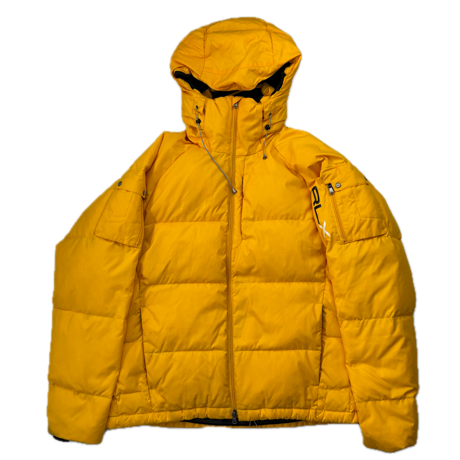RLX Ralph Lauren Yellow Puffer Jacket Down Coat  - L