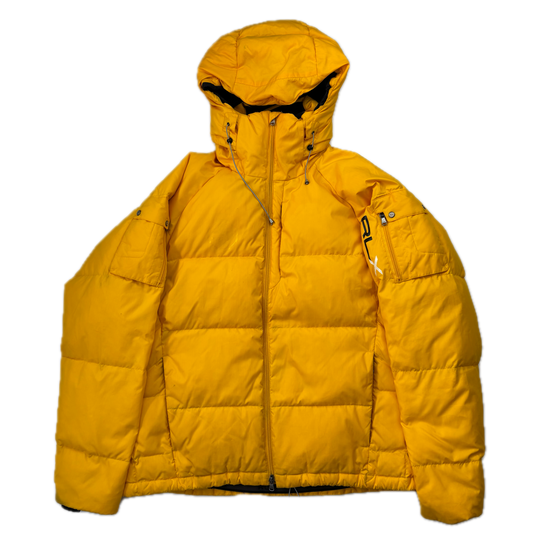 RLX Ralph Lauren Yellow Puffer Jacket Down Coat  - L