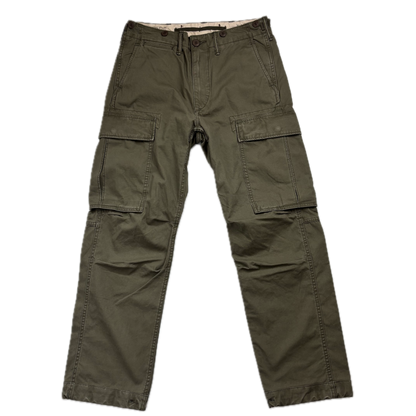 RRL Ralph Lauren Dark Green Cargo Pants Utility Trouser  - 29x30