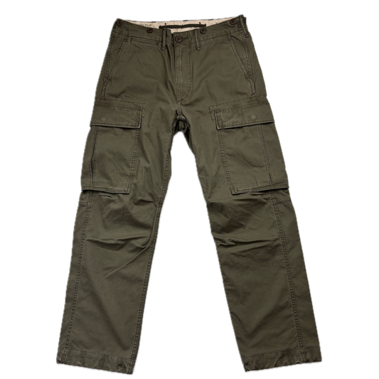 RRL Ralph Lauren Dark Green Cargo Pants Utility Trouser  - 29x30