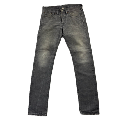 RRL Ralph Lauren Grey Jeans Slim Fit Denim - 29x32