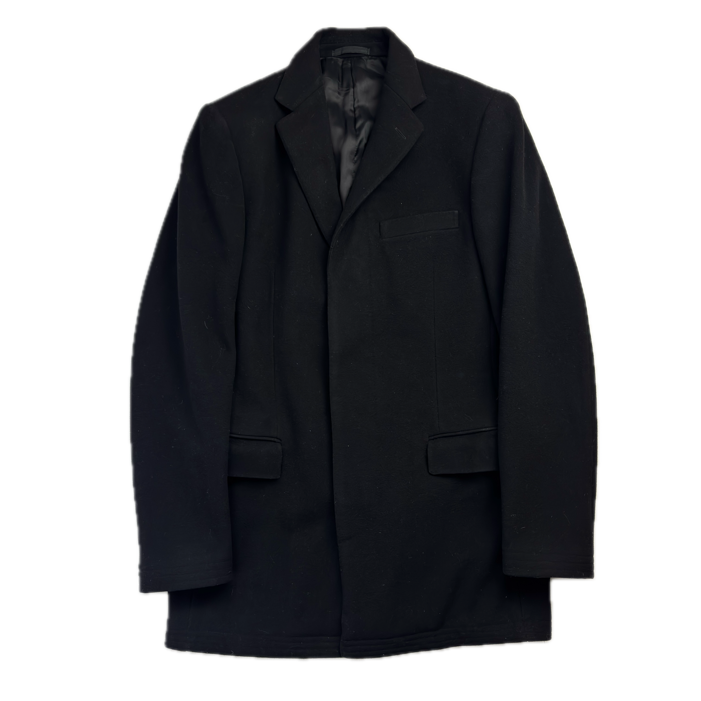 Ralph Lauren Black Label Black Paddock Coat Overcoat (Cashmere) -40