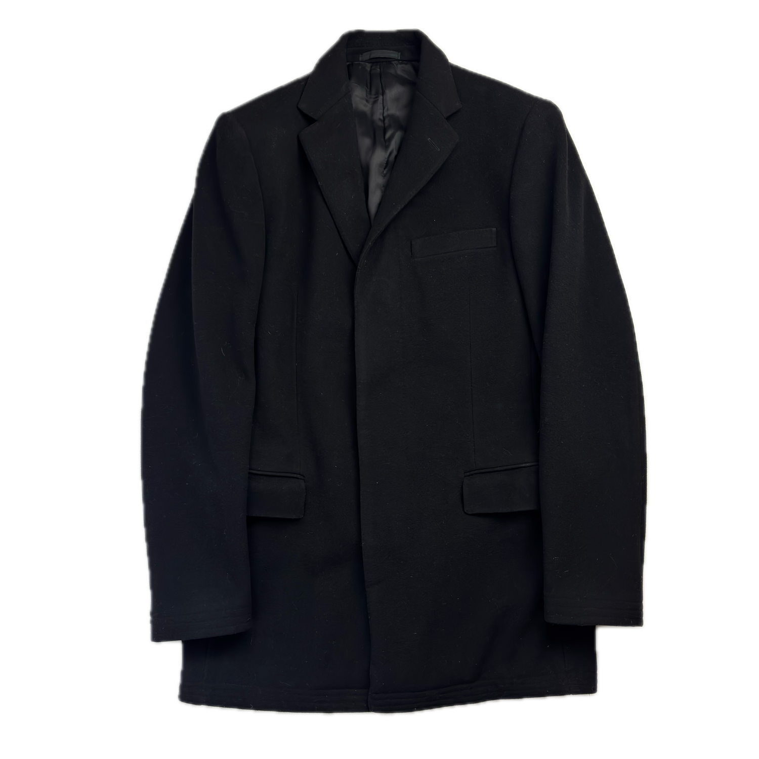 Ralph Lauren Black Label Black Paddock Coat Overcoat (Cashmere) -40