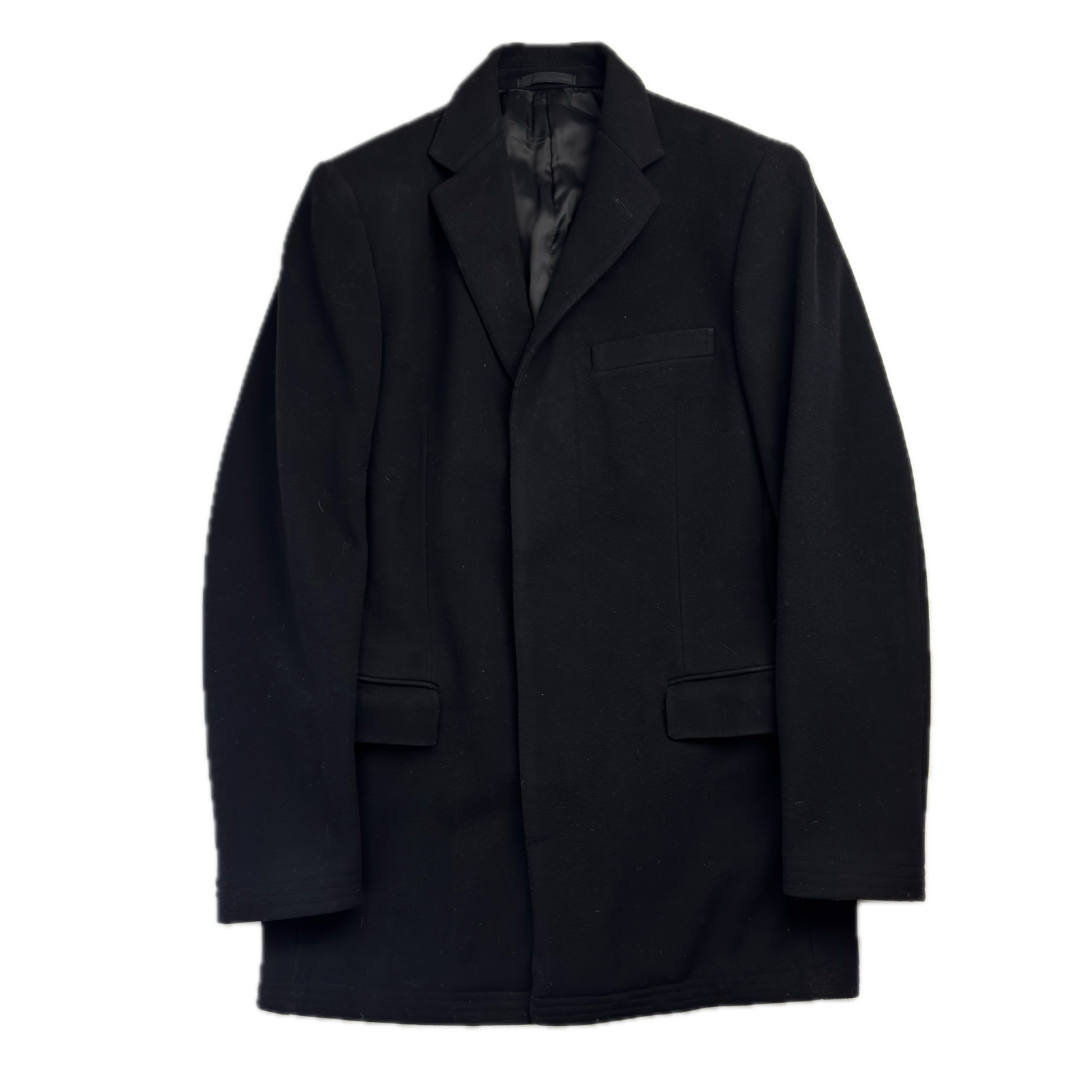 Ralph Lauren Black Label Black Paddock Coat Overcoat (Cashmere) -40