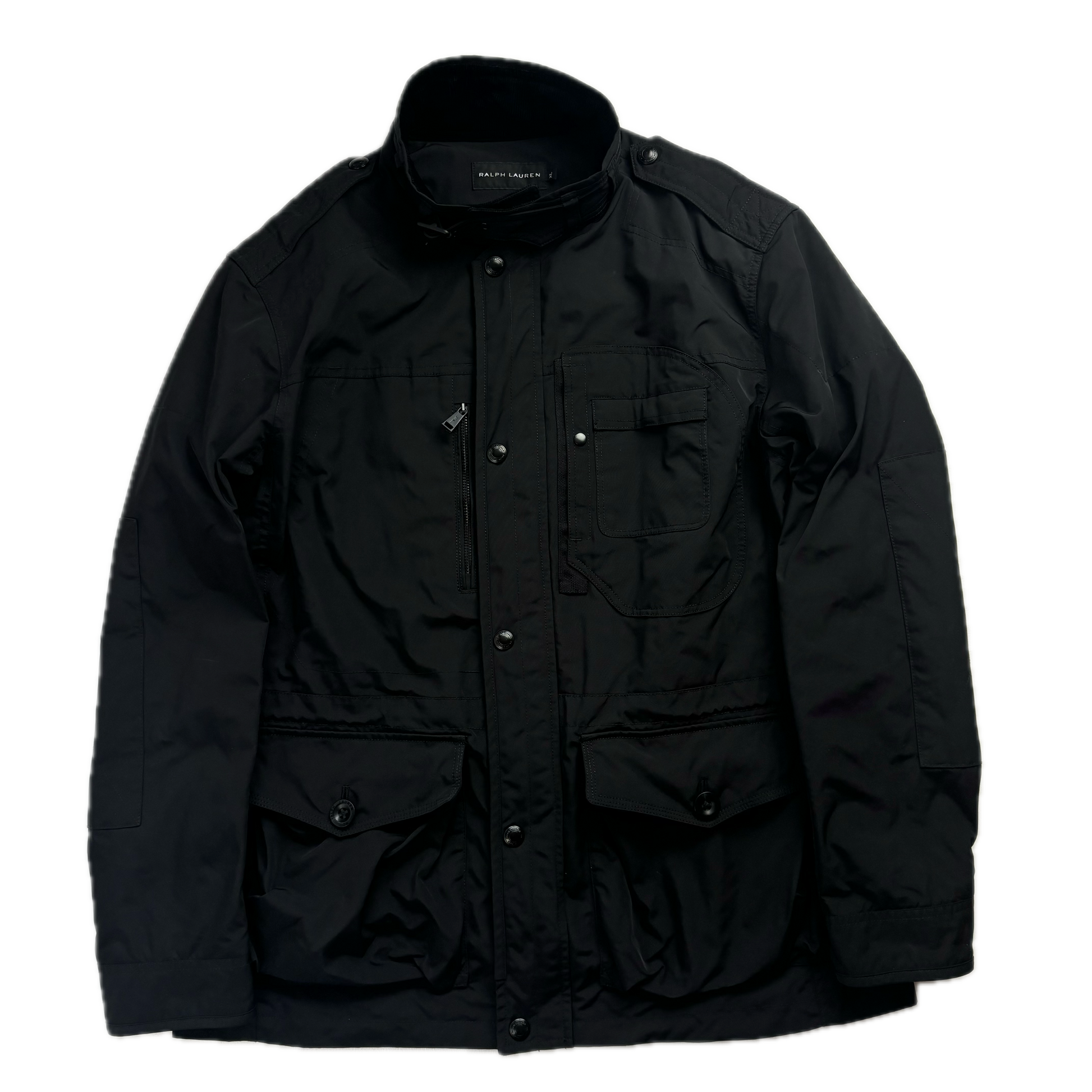 Ralph Lauren Black Label Utility Jacket Black Field Parka 