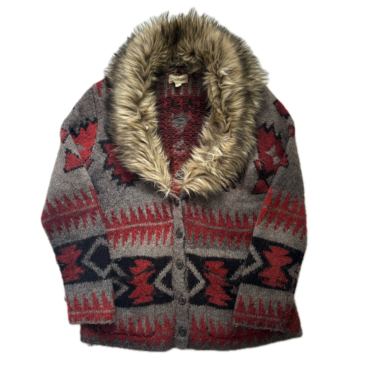 Ralph Lauren Denim & Supply Aztec Fur Cardigan (Wool) - XL