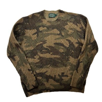 Ralph Lauren Polo Country Camo Cable Knit Jumper (Wool) - L