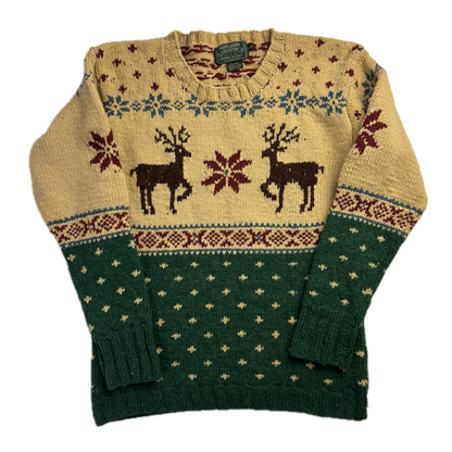 Ralph Lauren Polo Country Reindeer Star Pattern Jumper (Wool) - S