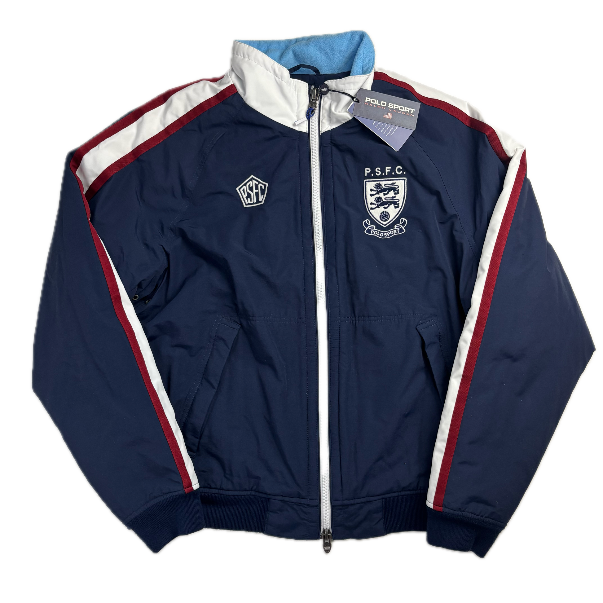 Ralph Lauren Polo Sport Navy Blue Water Resistant Training Jacket - M