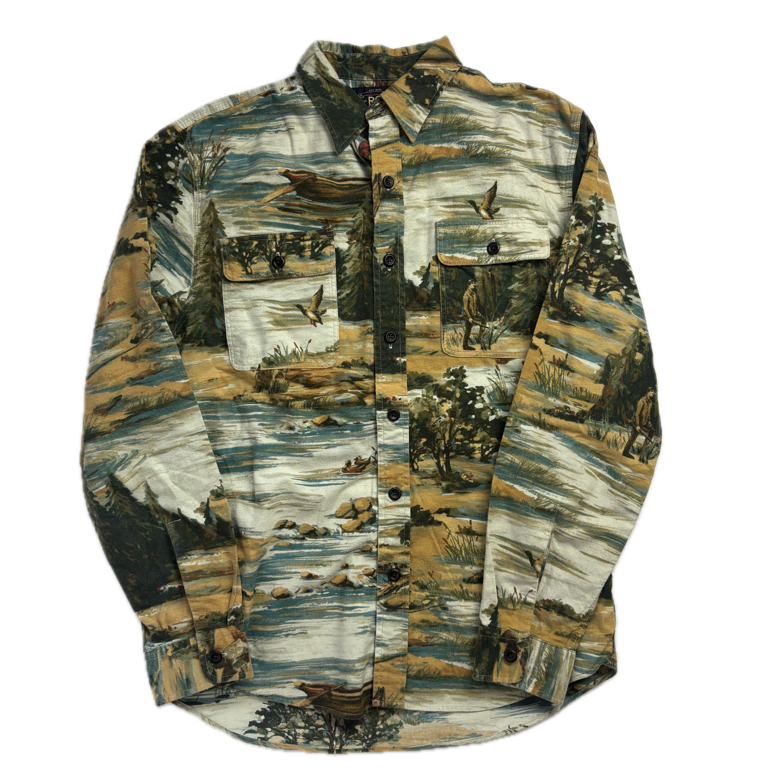 Ralph Lauren RRL Duck Hunting Graphic Shirt - M
