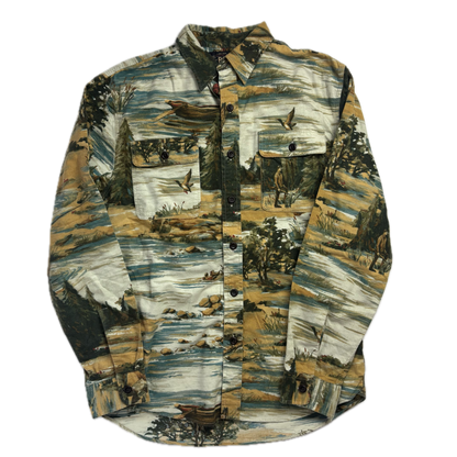 Ralph Lauren RRL Duck Hunting Graphic Shirt - M