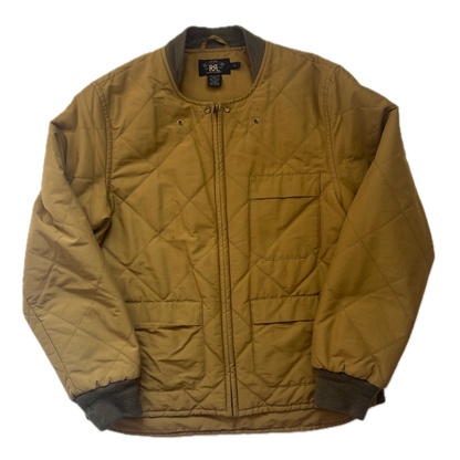 Ralph Lauren RRL Tan Quilted Military Jacket - M