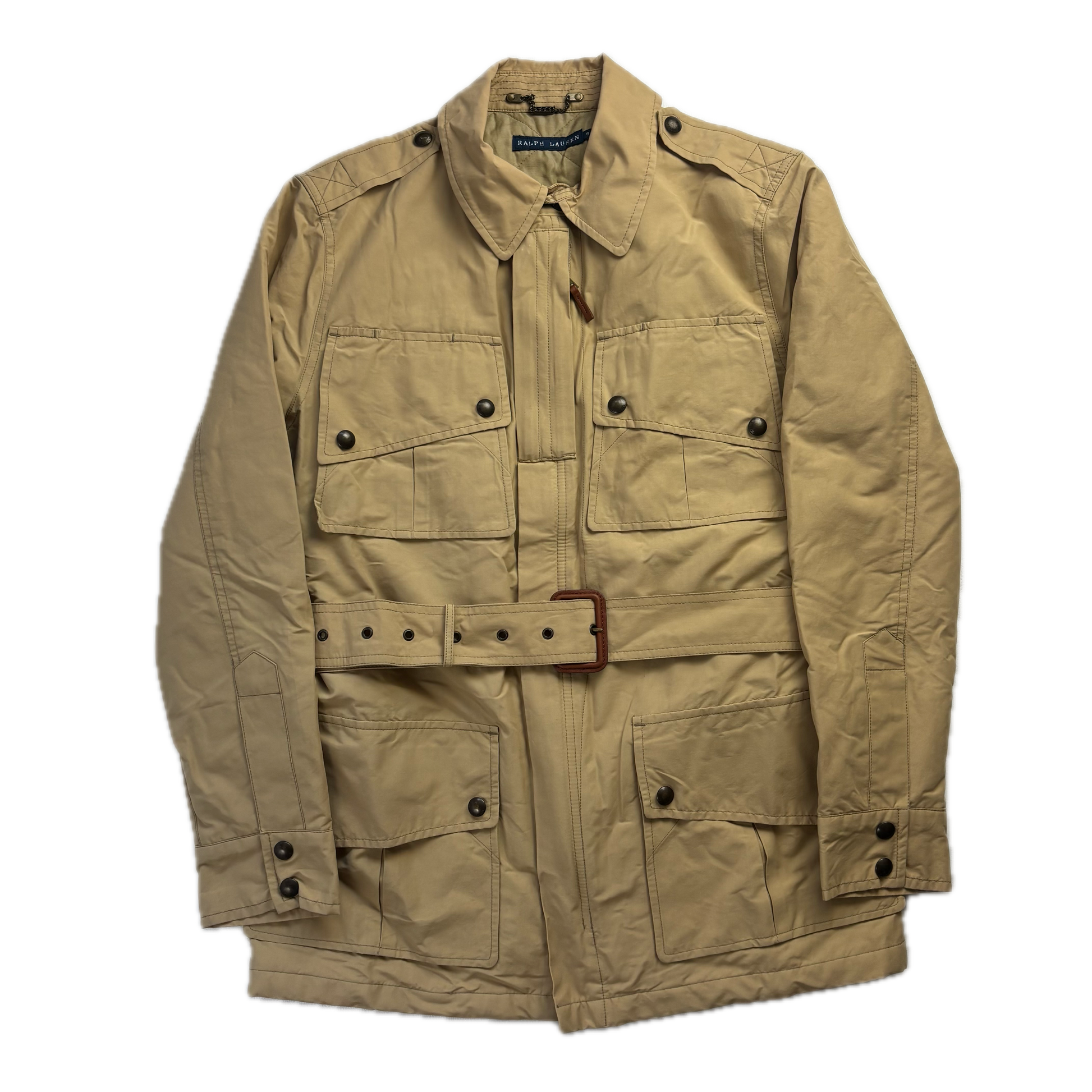 Ralph Lauren Tan Safari Jacket Belted - 8