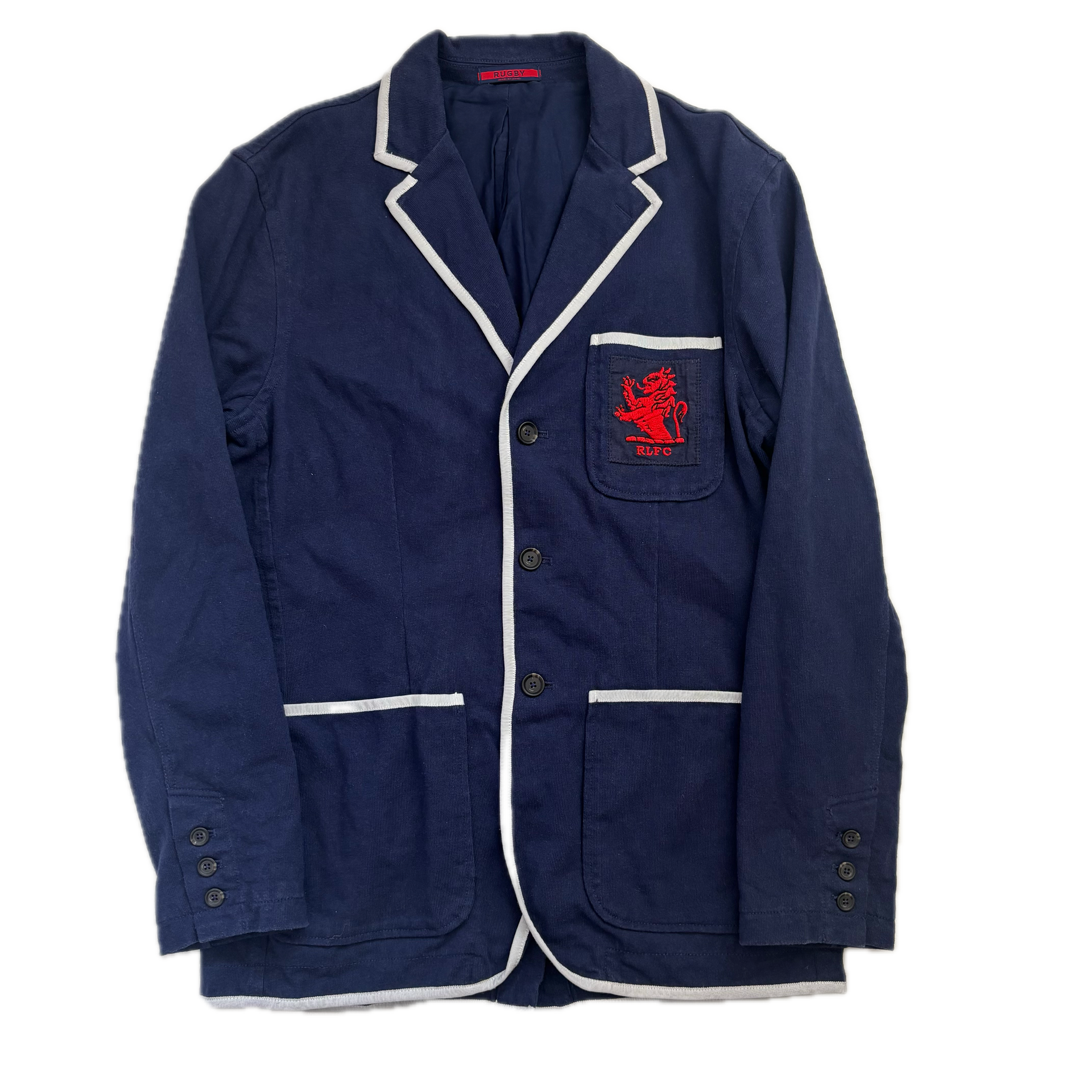Rugby Ralph Lauren Navy Crest Blazer Sports Jacket - M – LORD