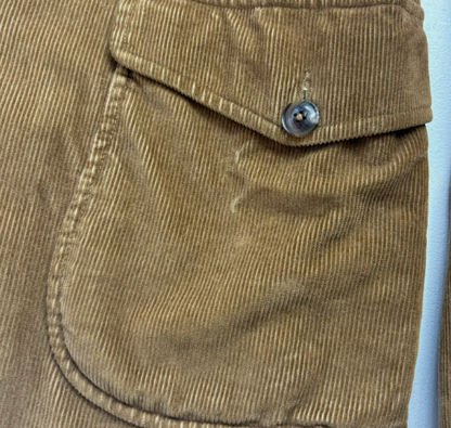 Polo Ralph Lauren Tan Corduroy Norfolk Blazer Sportscoat - 42R