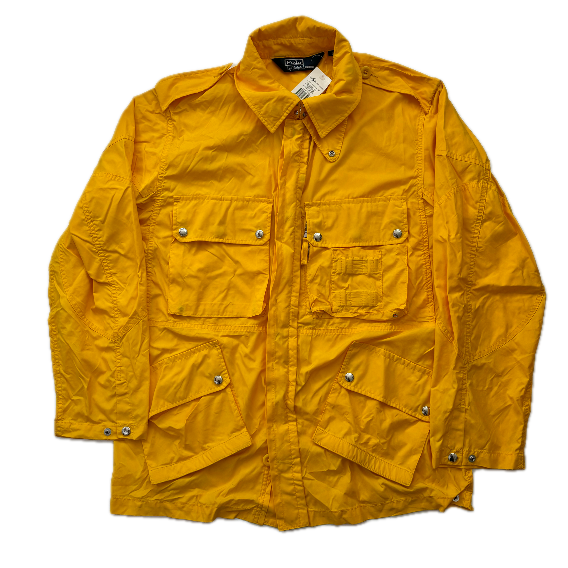 Yellow Combat Jacket Tropical Military Parka - L
